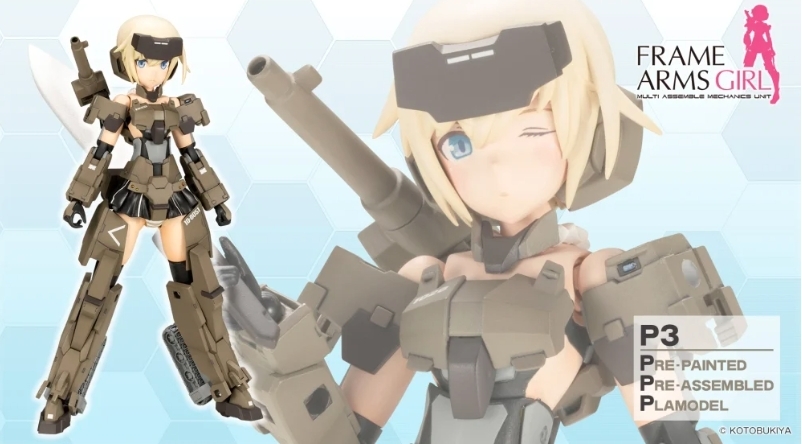 Frame Arms Girl 機甲少女 P3轟雷 可動人形(FG163)