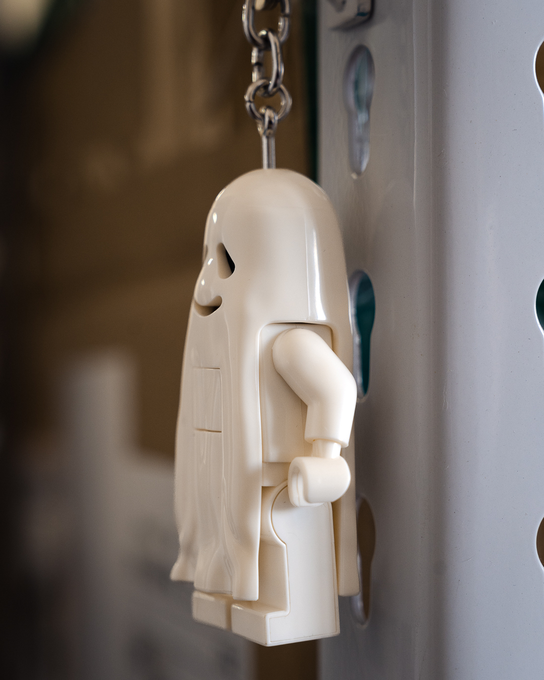 『樂高LEGO 幽靈噗噗鬼👻』LED鑰匙圈