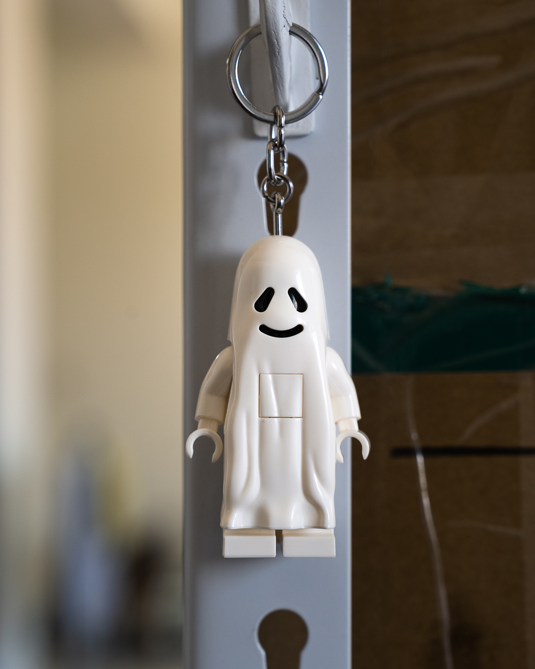 『樂高LEGO 幽靈噗噗鬼👻』LED鑰匙圈