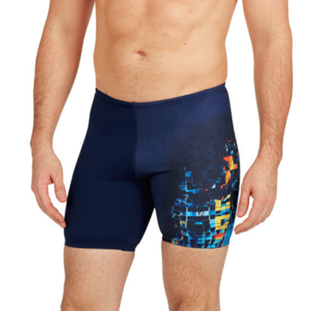 ZOGGS 男性《油彩矩陣》 運動五分泳褲