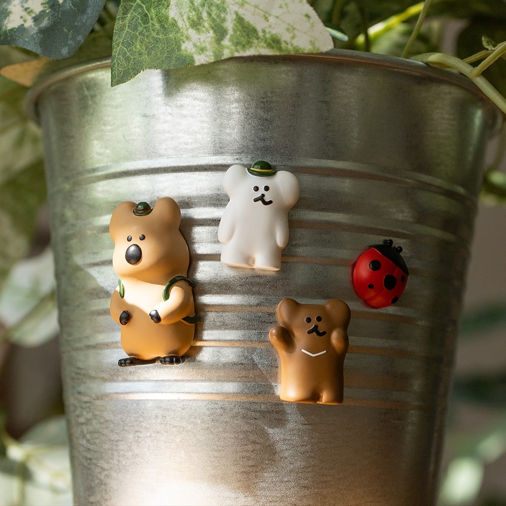 【Dinotaeng】Quokka & BOBO in the Woods Magnet 磁鐵組