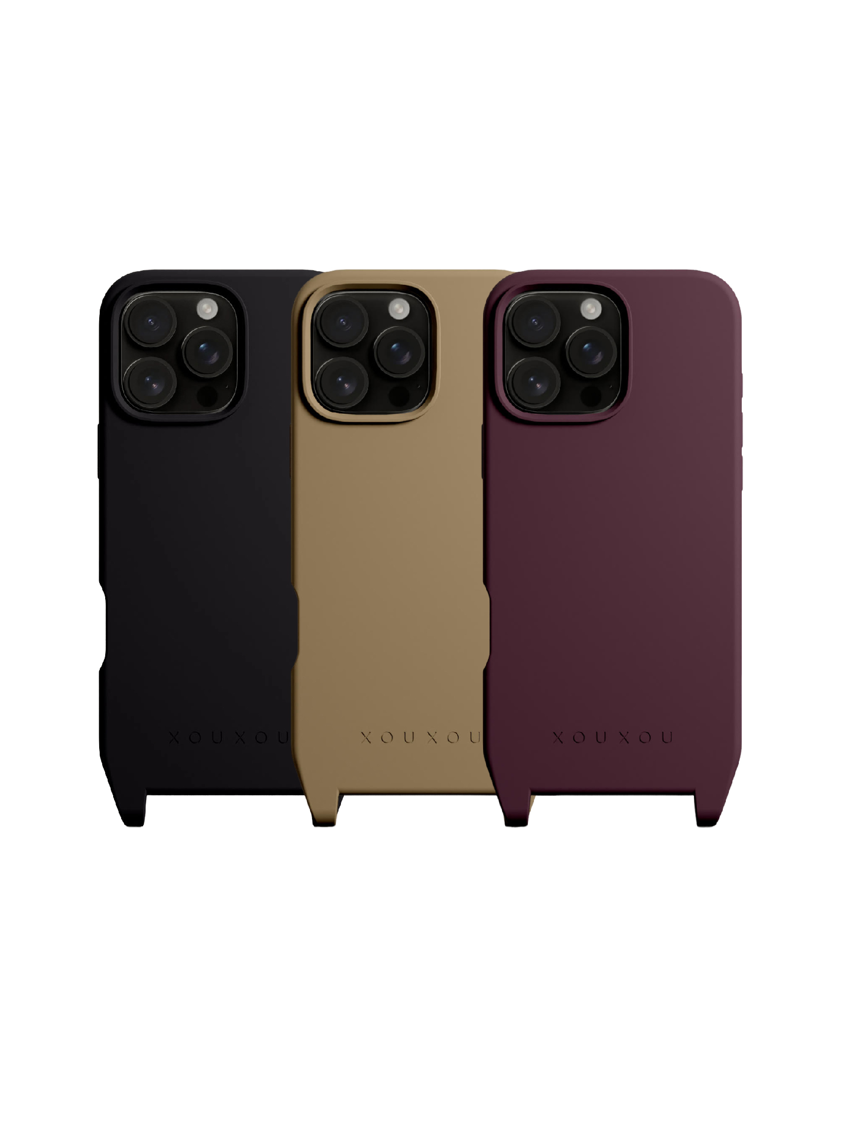 XOUXOU | FARBE掛繩手機殼/MagSafe iPhone 16系列 共4色【XOUXOU 品牌旗艦館】