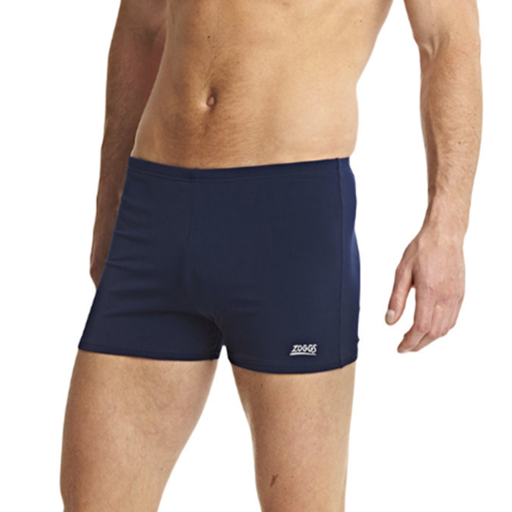 ZOGGS 男性《基本藍》四角泳褲