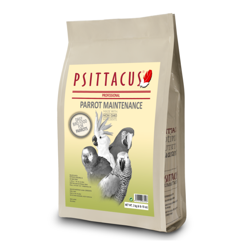 [一件包郵] Psittacus 鸚鵡糧 - 3kg (到期日:2027年5月)