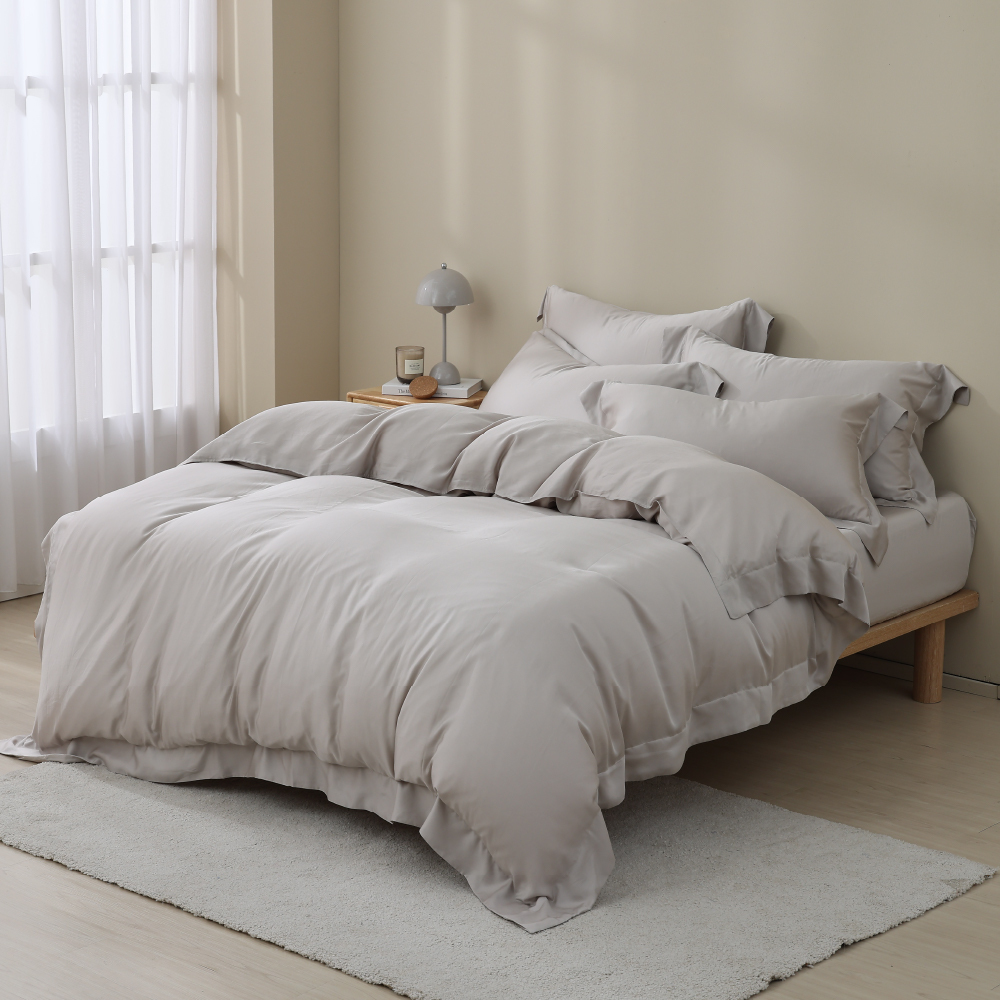 100支天絲｜100%萊賽爾｜杏韻米｜單品&床包被套組