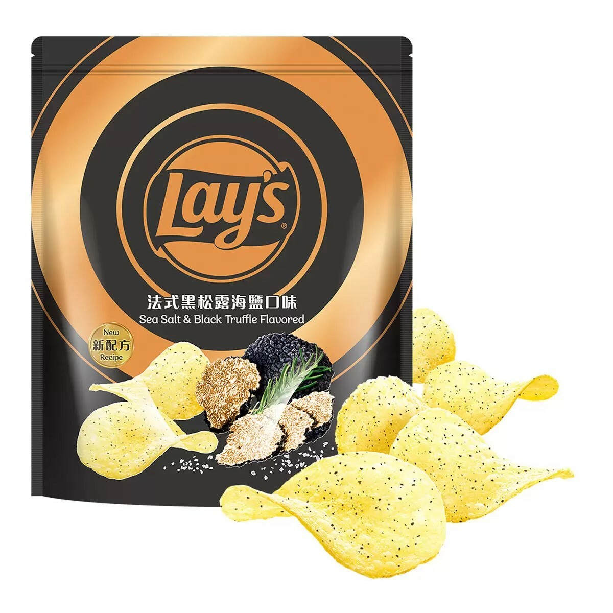 台灣 好市多 樂事 法式黑松露海鹽口味洋芋片 580公克 (✈️直送香港✈️運費到付)