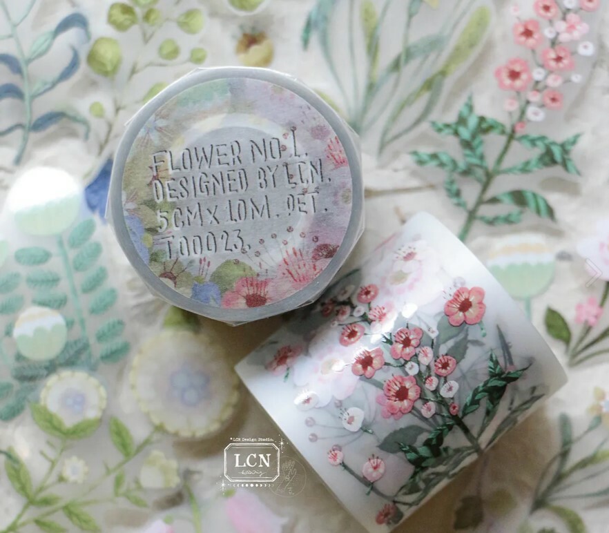 Lin Chia Ning PET Tape - Flower No.1