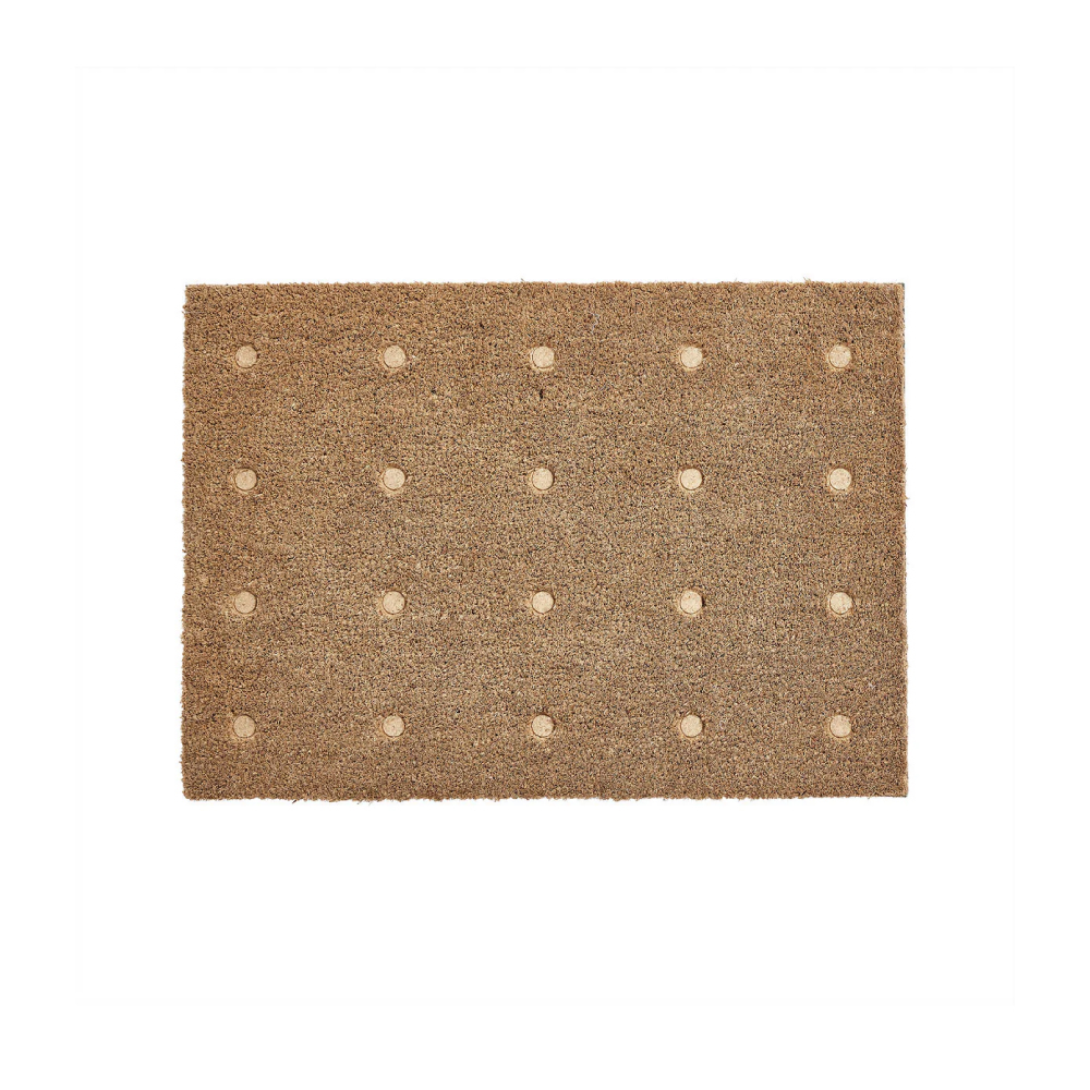 OYOY 椰殼纖維矩形腳踏墊 / 點點