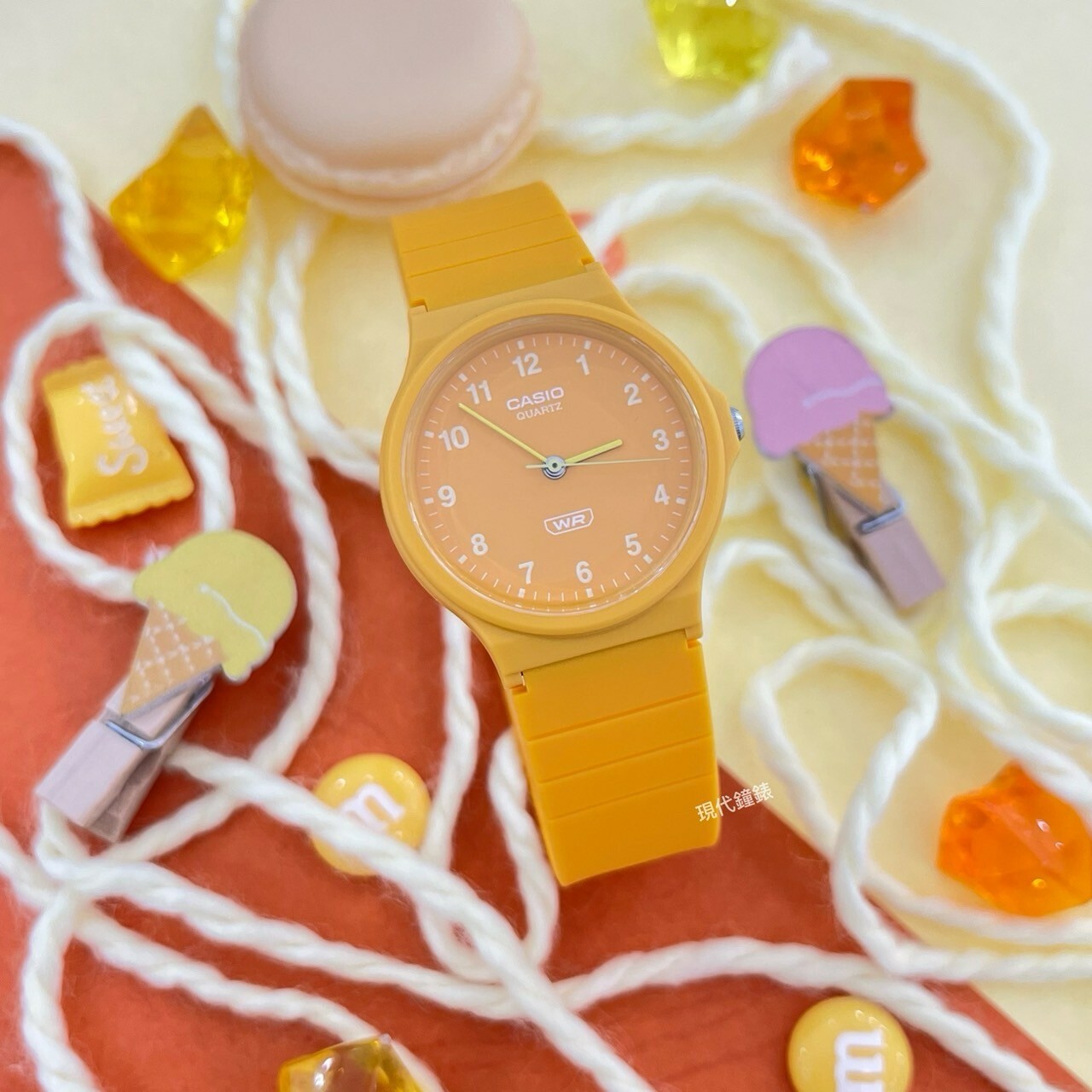 【CASIO 卡西歐】環保簡約設計指針錶 MQ-24B-9B 34.9mm 現代鐘錶