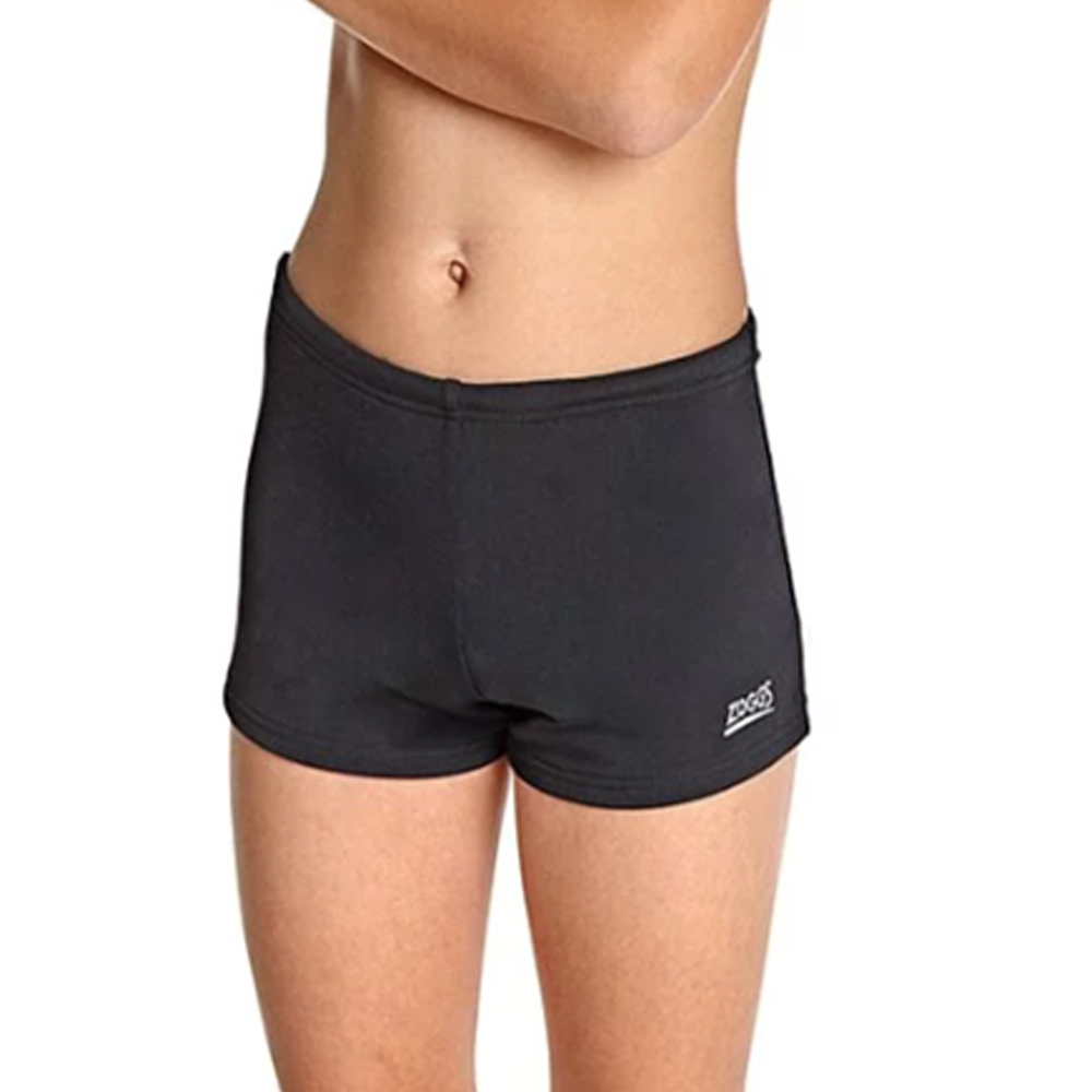 ZOGGS 青少年《經典黑》四角泳褲