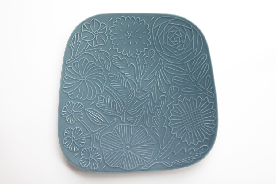 鹿兒島睦週邊-Floro系列盤 / 鼠尾草藍 / L