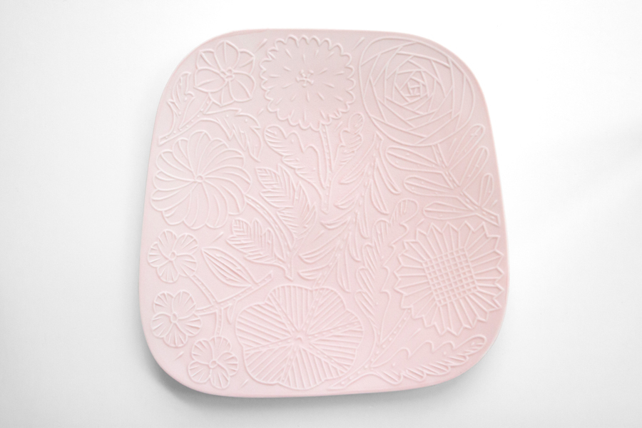 鹿兒島睦週邊-Floro系列盤 / 櫻花粉 / L