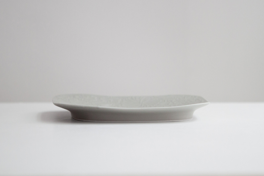 鹿兒島睦週邊-Floro系列盤 / 苔灰 / L