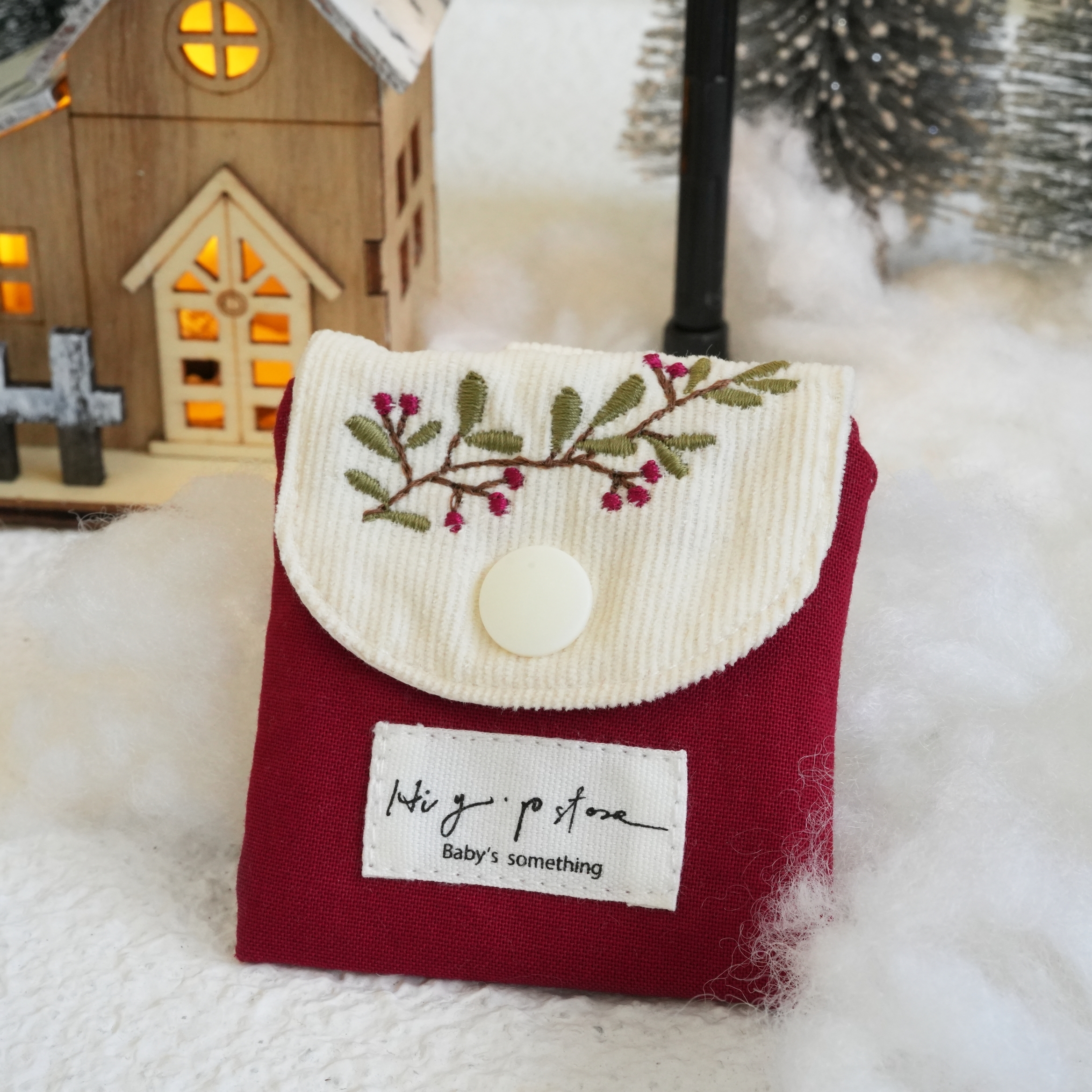 Hi Y.P store-平安符袋-聖誕限定刺繡-冬季祝福