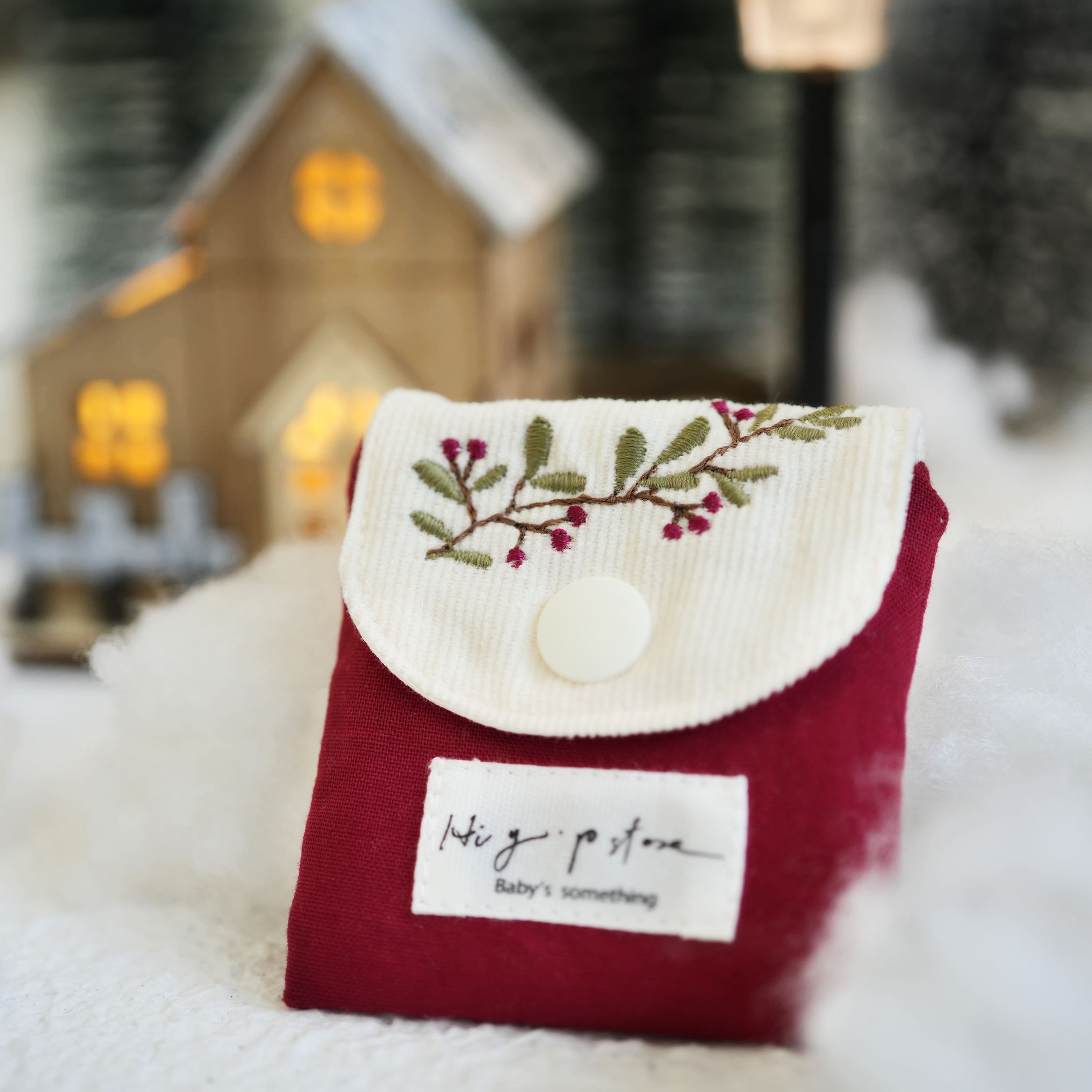 Hi Y.P store-平安符袋-聖誕限定刺繡-冬季祝福