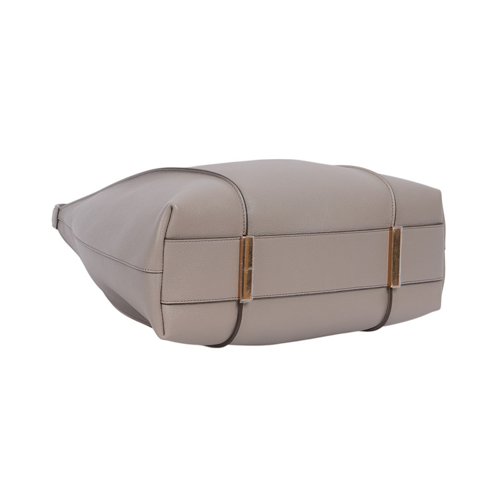 【TOD'S】T-Timeless 附小袋牛皮中款肩背包(灰色)XBWTSBE9300Q8EB221