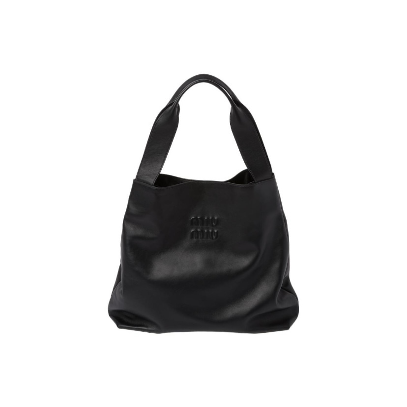 MIU MIU Hobo 皮革腋下包黑色