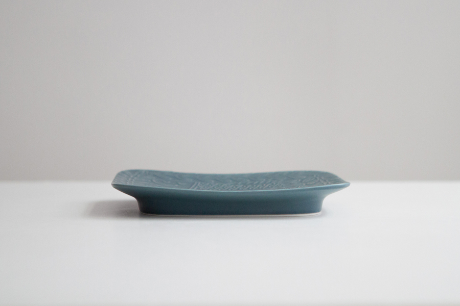 鹿兒島睦週邊-Floro系列盤 / 鼠尾草藍 / M