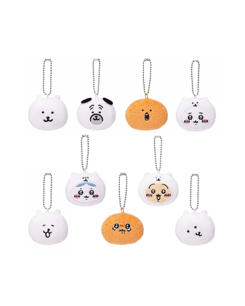 自嘲熊 x Chiikawa 毛公仔鈴鐺掛飾盲抽