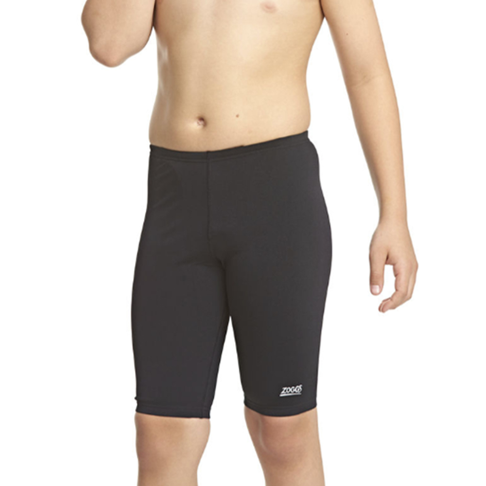ZOGGS 青少年《基本黑》及膝泳褲