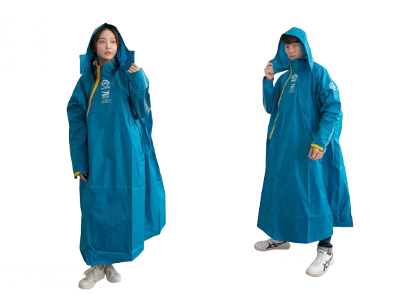 OutPerform 奧德蒙 【背包款】去去雨水走 Plus 斜開雙拉鍊專利連身式雨衣
