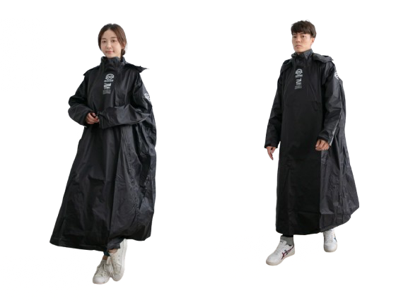 OutPerform 奧德蒙 【背包款】去去雨水走 Plus 斜開雙拉鍊專利連身式雨衣