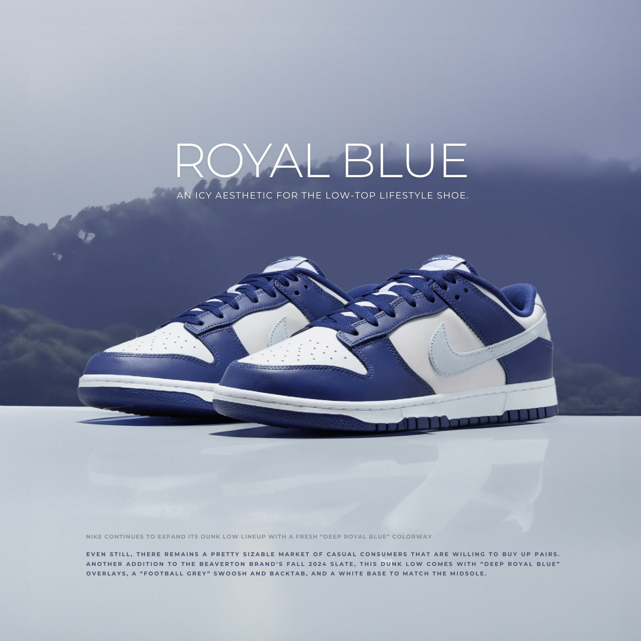 NICEDAY 代購 Nike Dunk Low 藤原浩 藍 藍白 反轉 閃電藍 皇家藍 DV0833-401