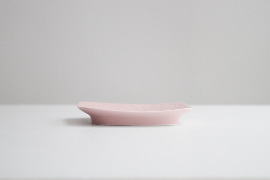 鹿兒島睦週邊-Floro系列盤 / 櫻花粉 / S