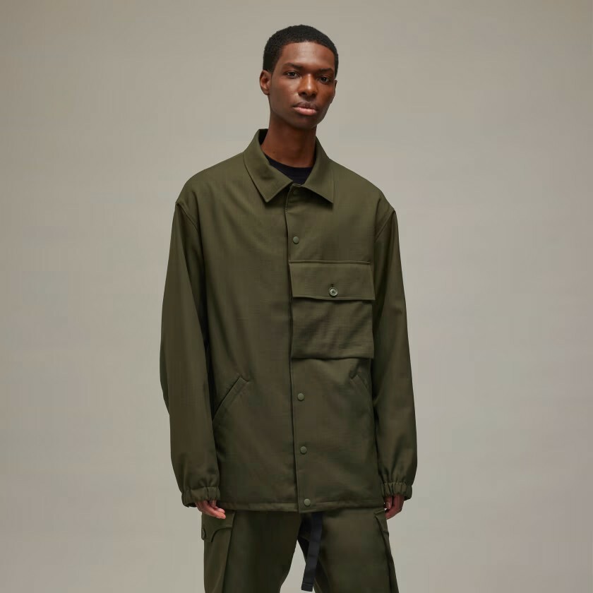 【 Y-3 SP UNI COACH JK 教練夾克 - 深綠色 】