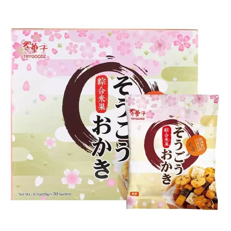 台灣 好市多 翠果子 綜合米果 20公克 X 30入 (✈️直送香港✈️運費到付)