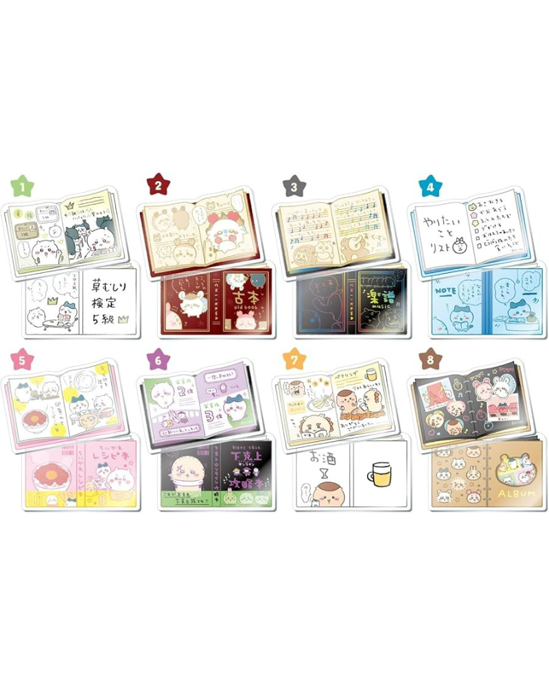 Chiikawa 書本亞加力夾子盲抽