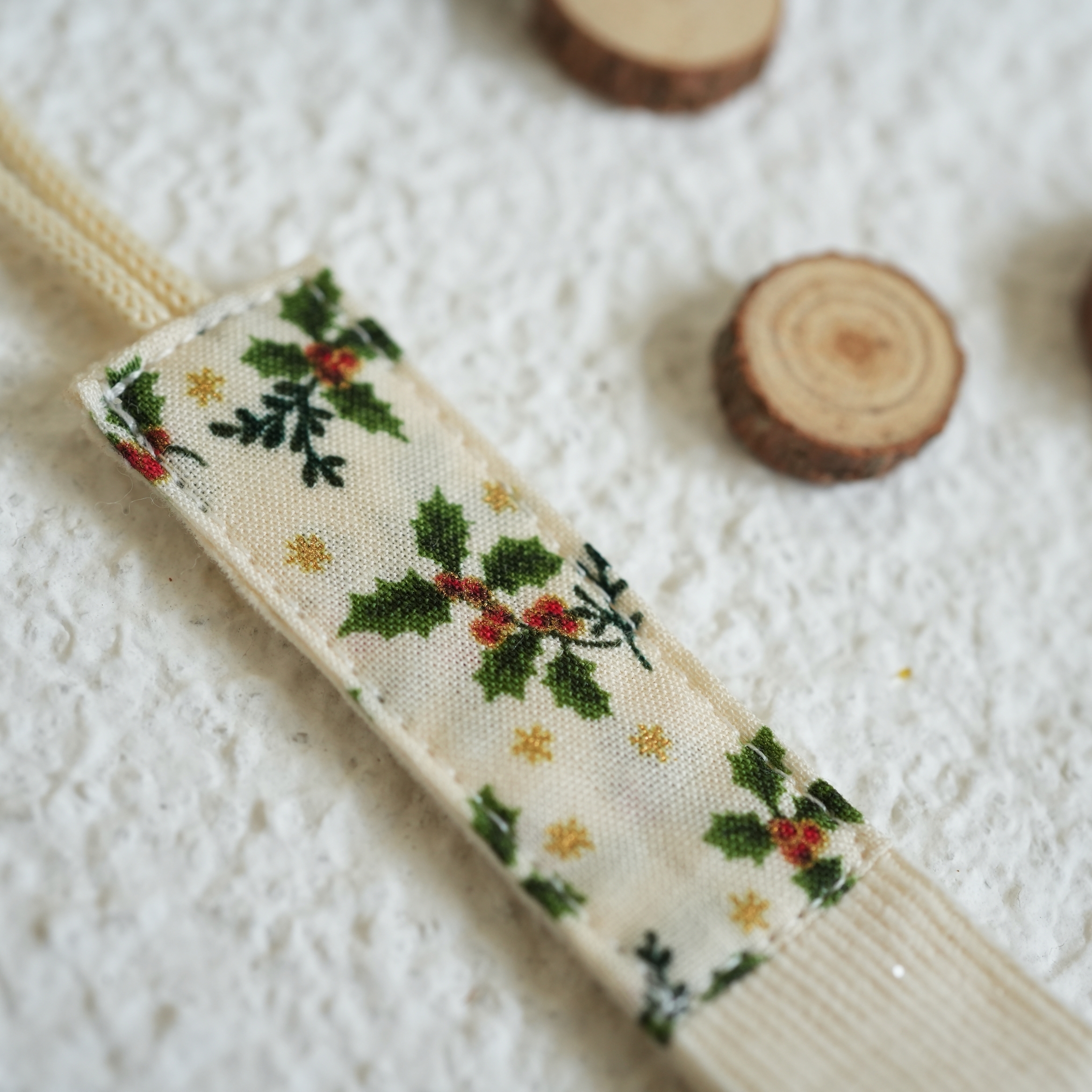 Hi Y.P store-拼接短版鱷魚夾-聖誕冬青