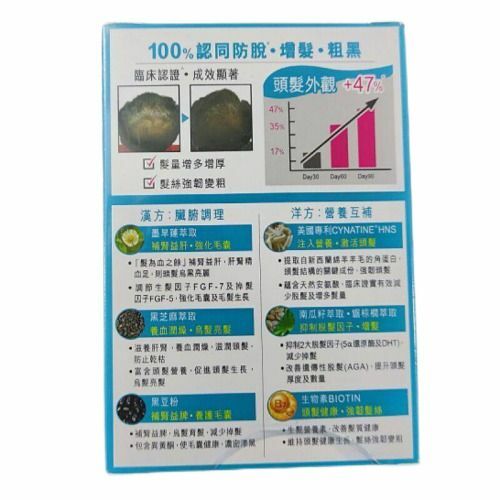 草姬 -  生髮濃 60粒 頭髮生髮精華丸 (適合關注頭髮生長 頭髮健康 髮量問題人士)