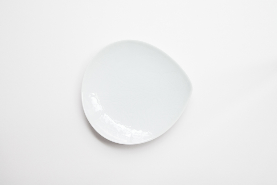 鹿兒島睦週邊-Floro Drop系列盤 / 白 / S