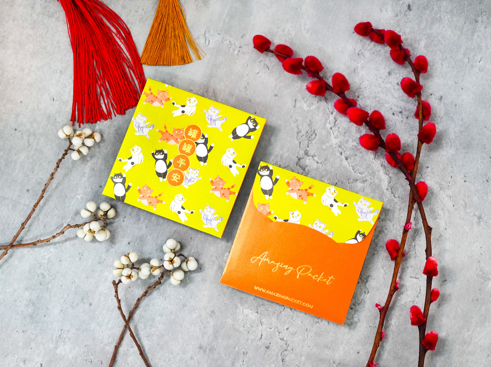 貓-罐罐平安丨利是廊 香港利是封