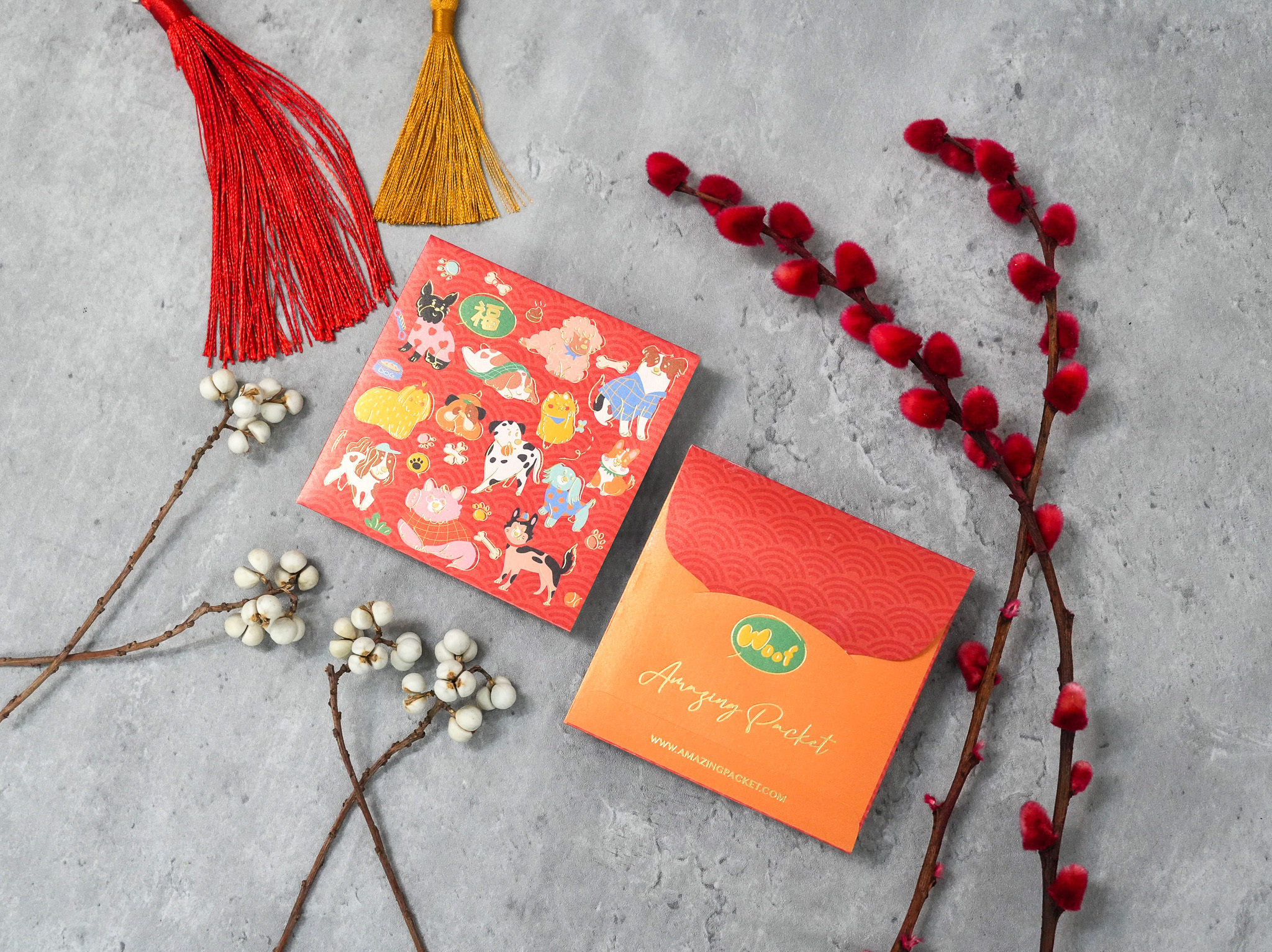 狗-汪汪來福丨利是廊 香港利是封