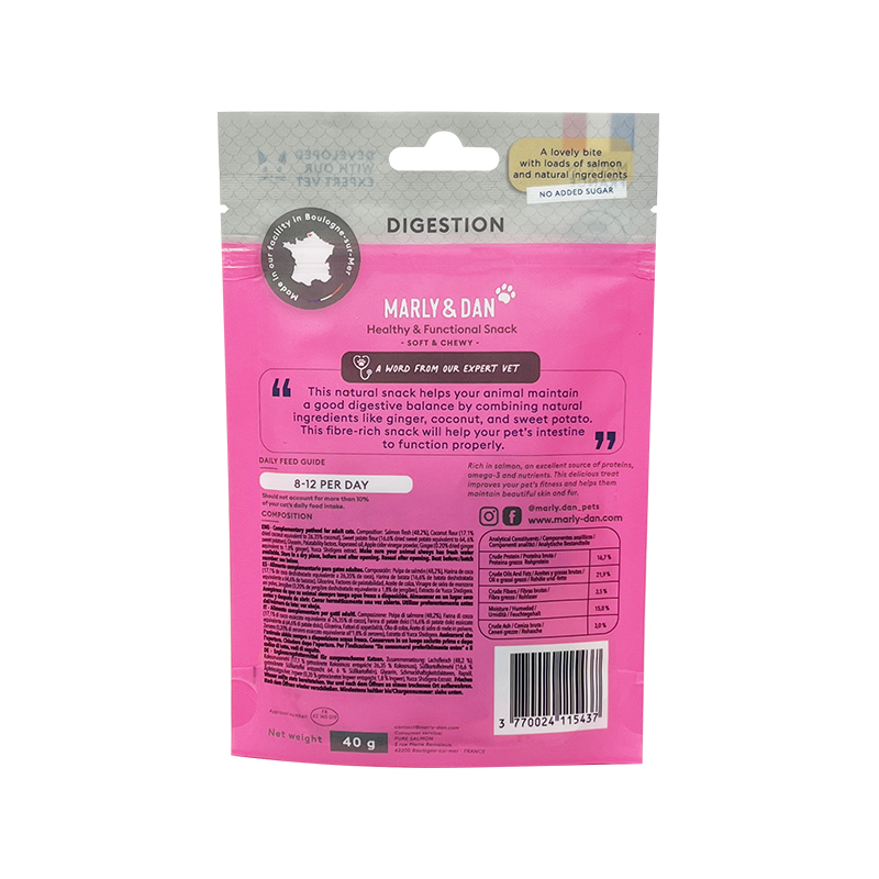 Marly&Dan 貓小食 低溫烘焙三文魚粒 增強消化配方40g