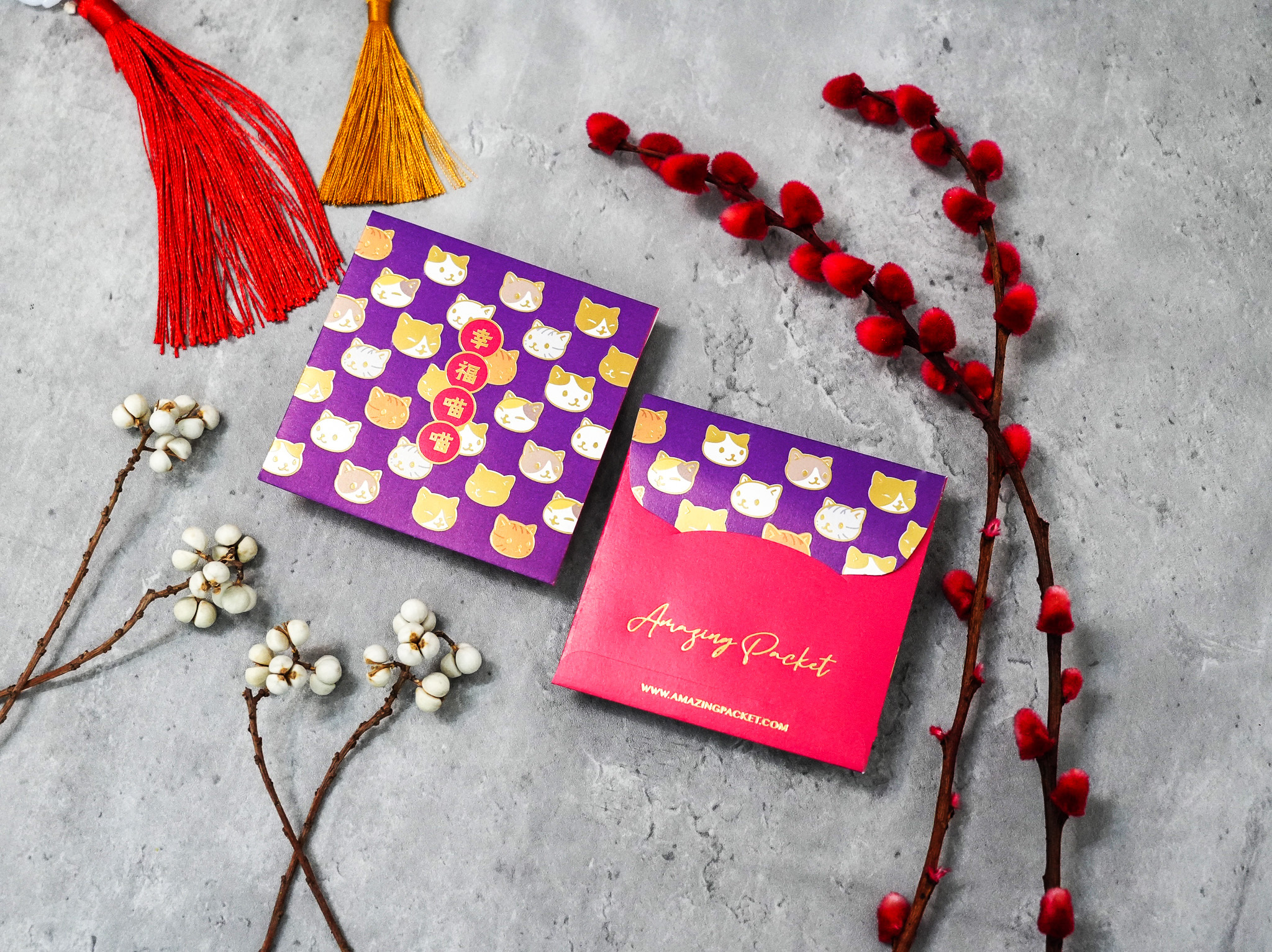 貓-幸福喵喵丨利是廊 香港利是封