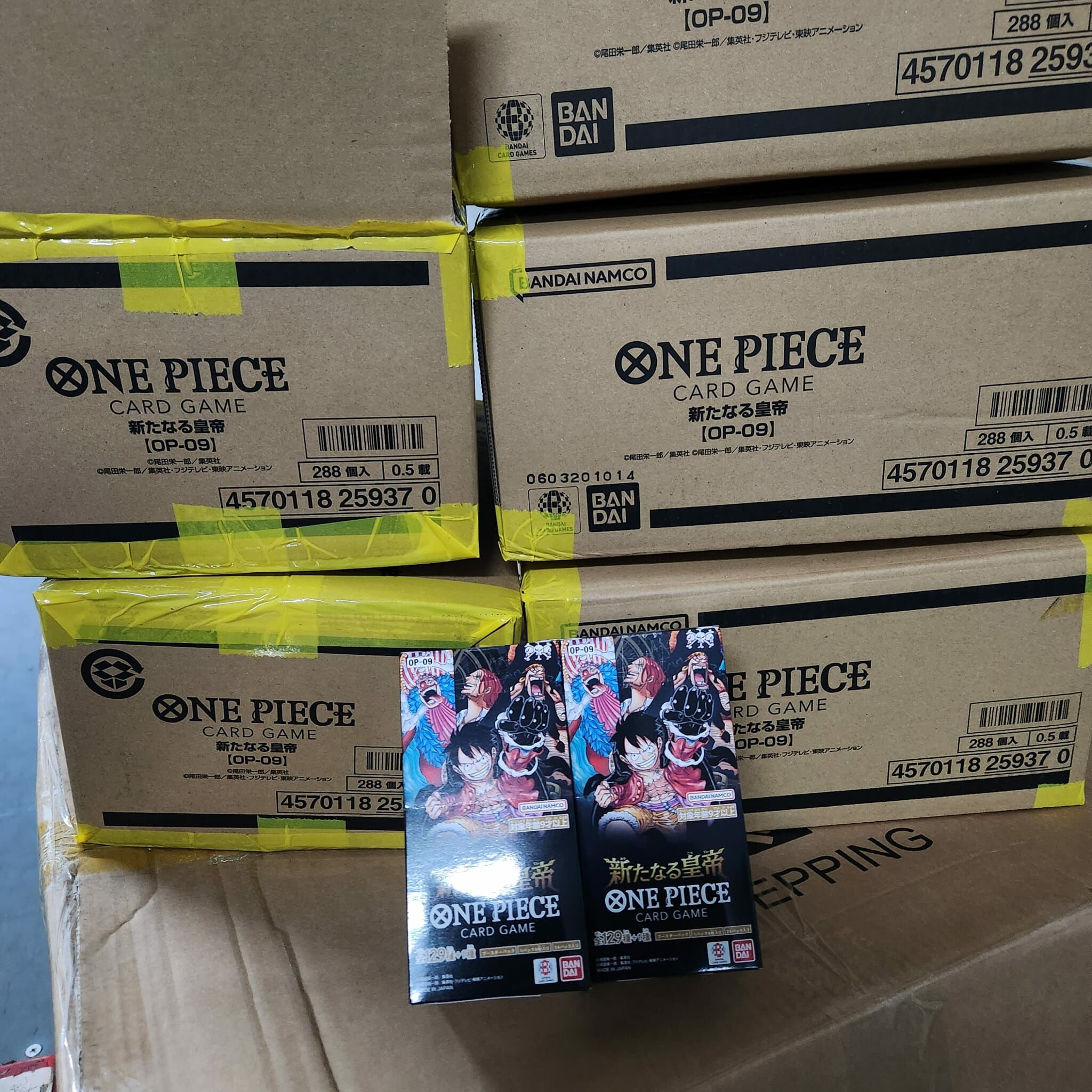 全新 海賊王 OP09 One Piece 卡 （原盒，1盒24包）