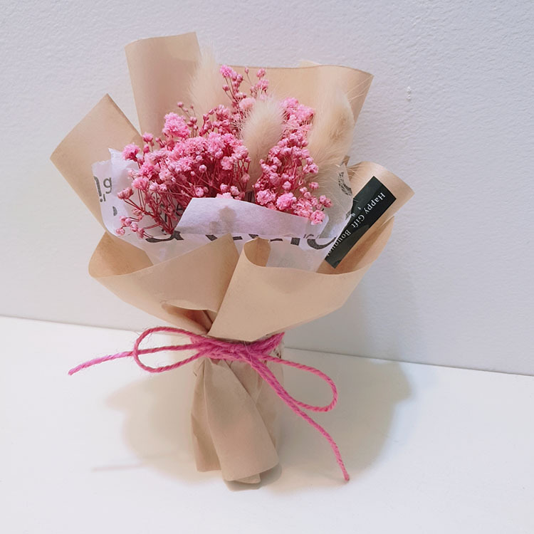 兔尾草乾燥花束,迷你乾燥花束