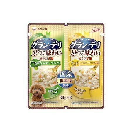 Unicharm 雞肉西蘭花芝士雙包 30g x 2