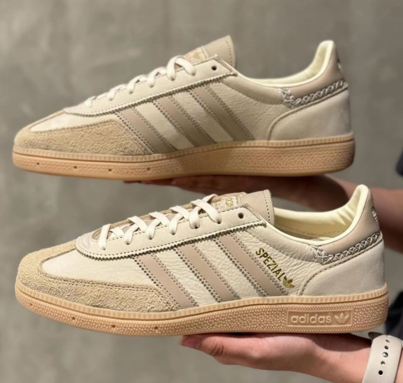 限時特價預購┃adidas HANDBALL SPEZIAL 皮革 麂皮 米色 外縫線 奶油色