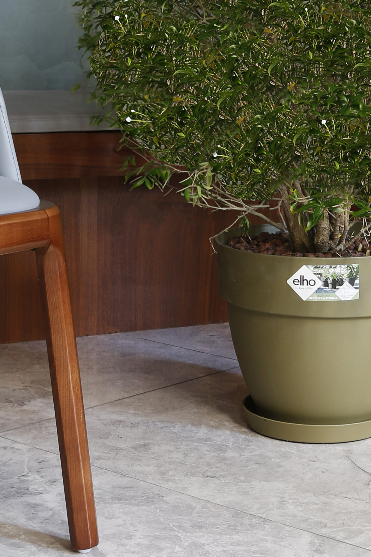 Elho 比利時永續花盆 vibia 鼠尾草綠