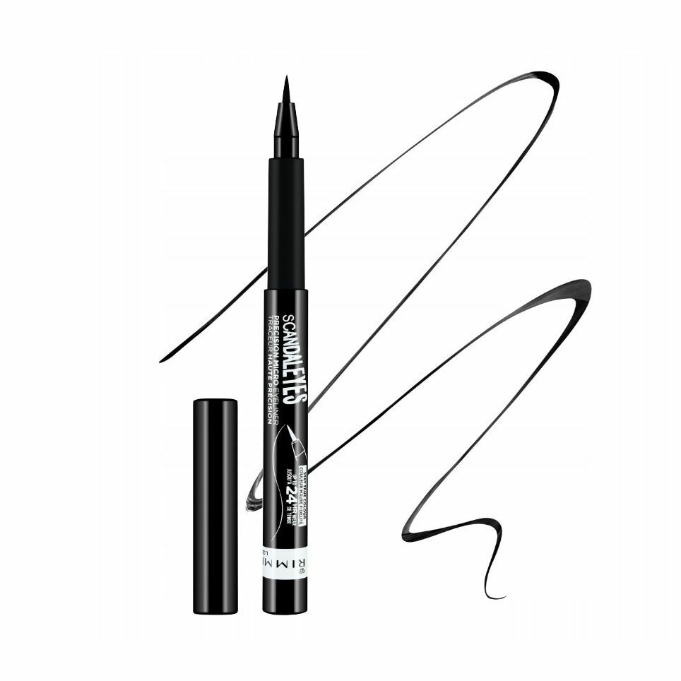 Rimmel London - Scandaleyes 超細眼線液 #Black 1.1ml (平行進口) (3614222758778)