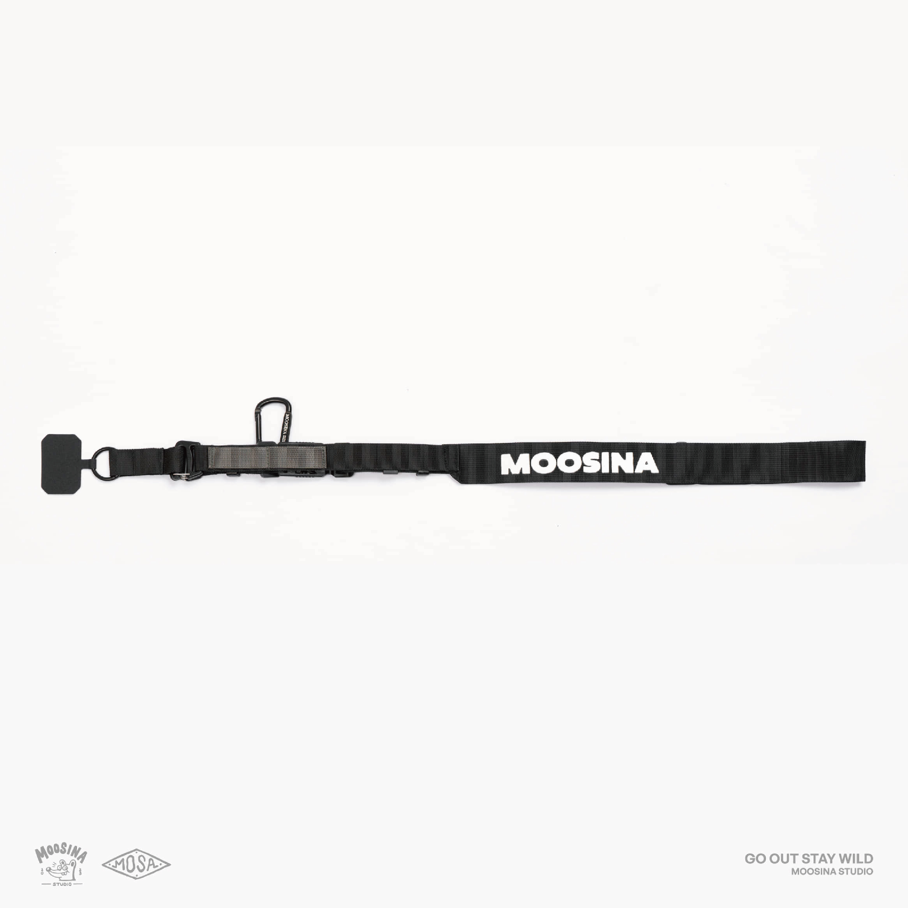 Moosina 多用途手機掛繩加寬背帶（附手機掛片)