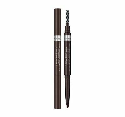 Rimmel London - Brow This Way 雙頭眉筆 #003 Dark Brown 0.25g (平行進口) ( 3614225081200)