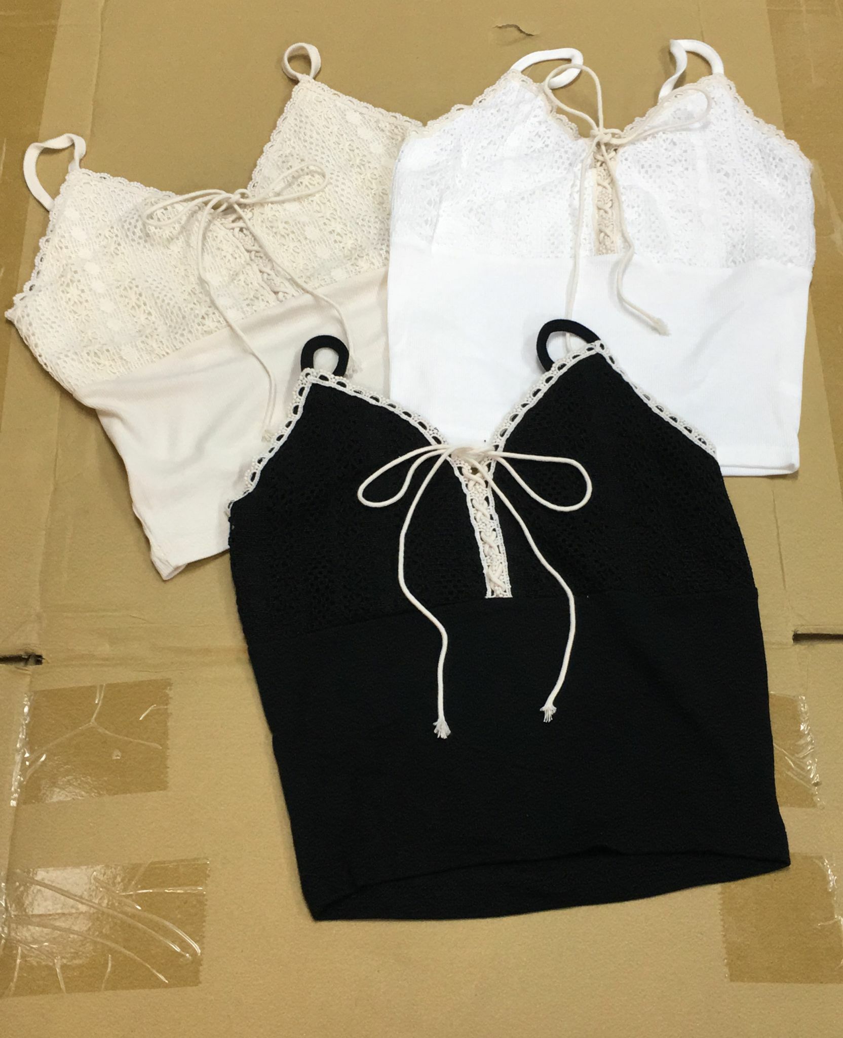 KR 蝴蝶結吊帶背心此為清貨價貨品不設退換）(K10 F62)