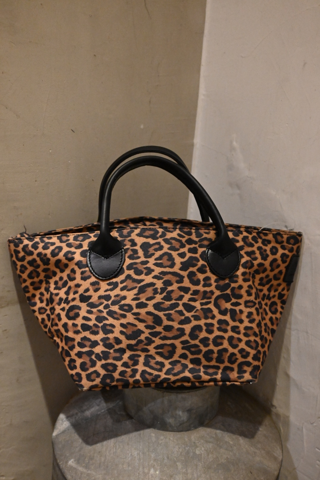 HERVE CHAPELIER  Leopard Print Small Bag
