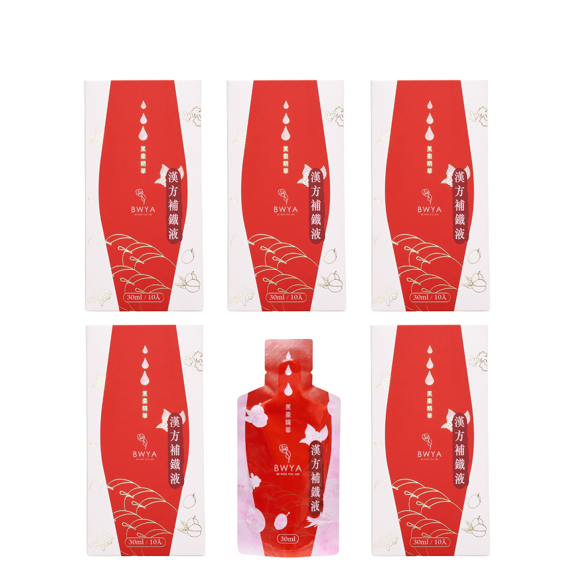 BWYA 漢方補鐵液 6盒超值組
