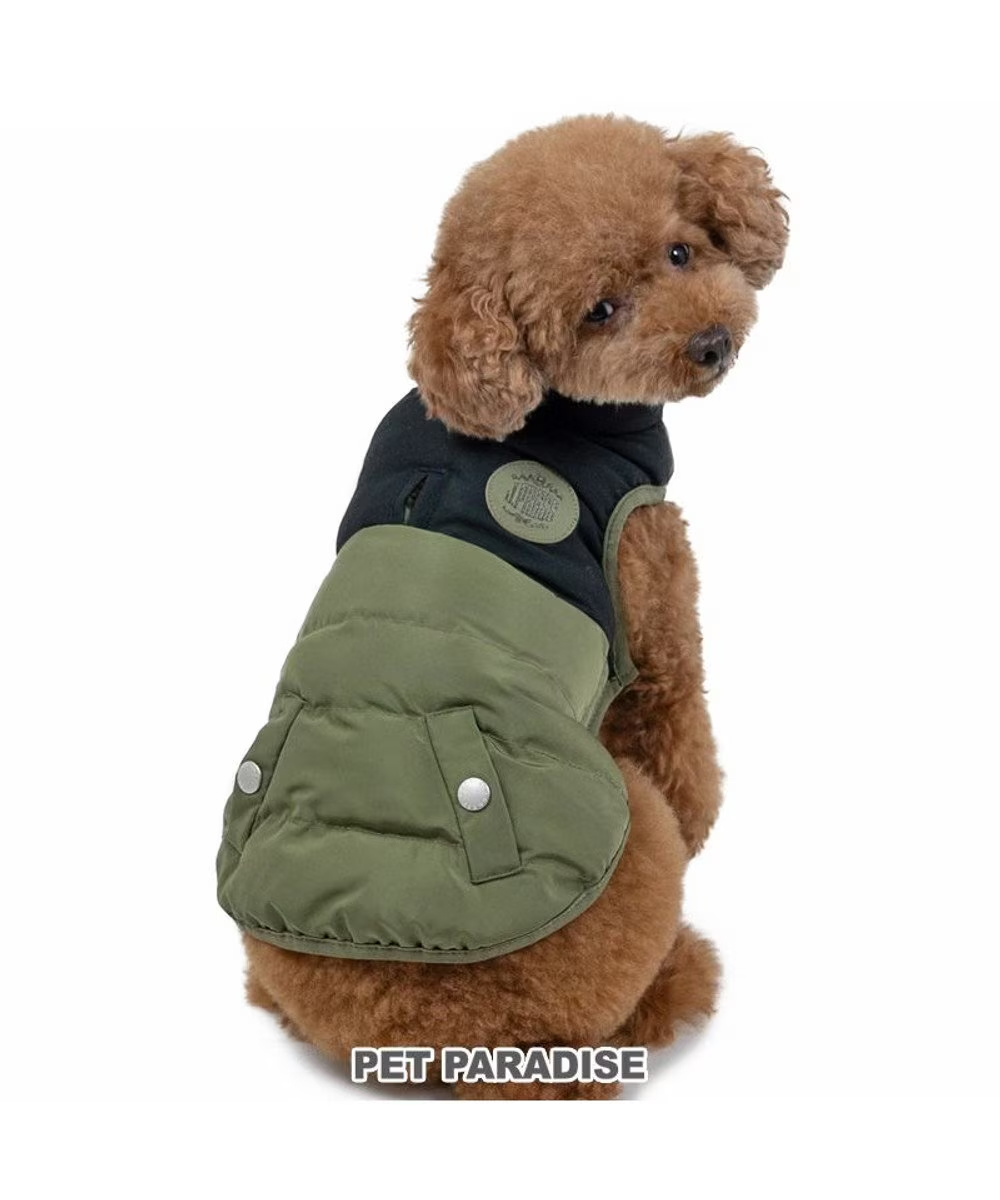 【Pet Paradise】J.Press Two-Tone Vest - Khaki <614-55725>